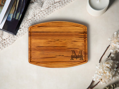 Personalized Cutting Board, Engraved Custom Name Cutting Board