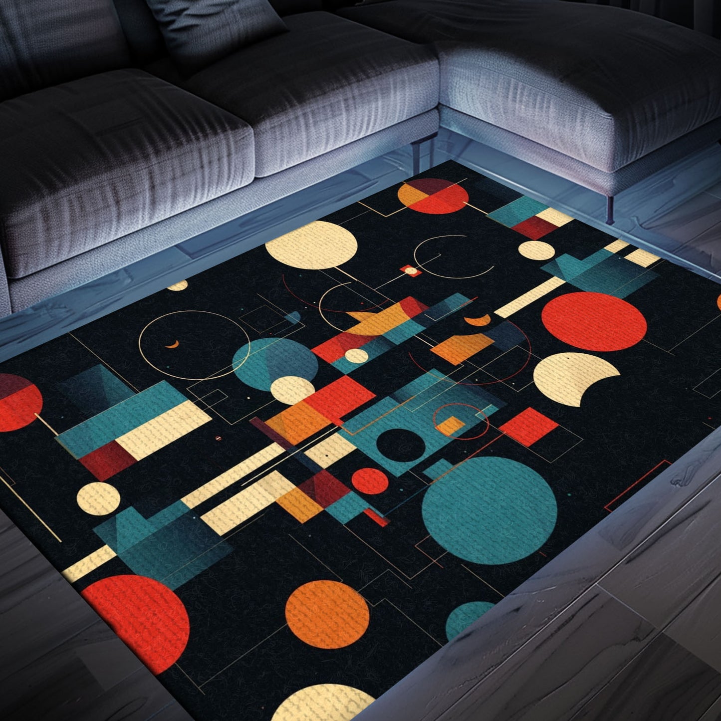 70s Retro Arcade Game Room Rug for Living Room, Perfect for Gamers and Retro Video Game Enthusiasts, Arcade Decor, Gift for Gamers, Video Game Lovers G50