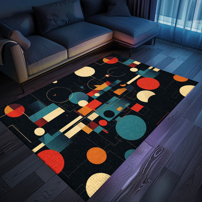 70s Retro Arcade Game Room Rug for Living Room, Perfect for Gamers and Retro Video Game Enthusiasts, Arcade Decor, Gift for Gamers, Video Game Lovers G50