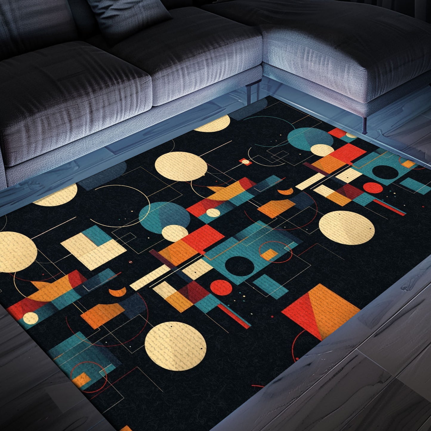 Funky 70s Retro Arcade Game Carpet for Bedroom, a Perfect Gift for Retro Video Game Aficionados, Arcade Decor, Gift for Gamers, Video Game Lovers G48