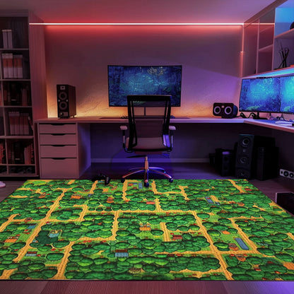 Transform Your Bedroom with a 70s Style Arcade Game Room Rug - Perfect for Video Game Enthusiasts, Arcade Decor, Gift for Gamers, Video Game Lovers G24