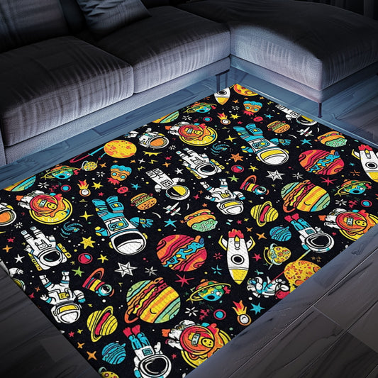 Nostalgic 70s Arcade Carpet for Living Room - A Must-Have Arcade Decor for Dedicated Gamers, Arcade Decor, Gift for Gamers, Video Game Lovers G3