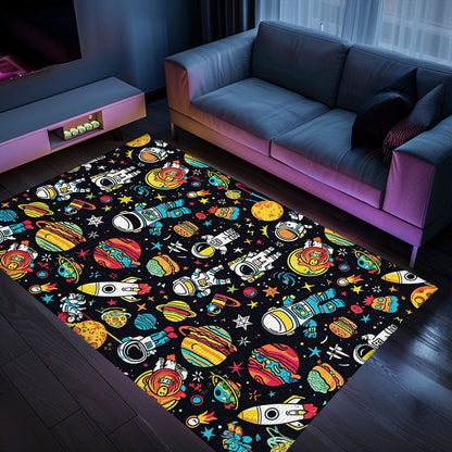 Nostalgic 70s Arcade Carpet for Living Room - A Must-Have Arcade Decor for Dedicated Gamers, Arcade Decor, Gift for Gamers, Video Game Lovers G3