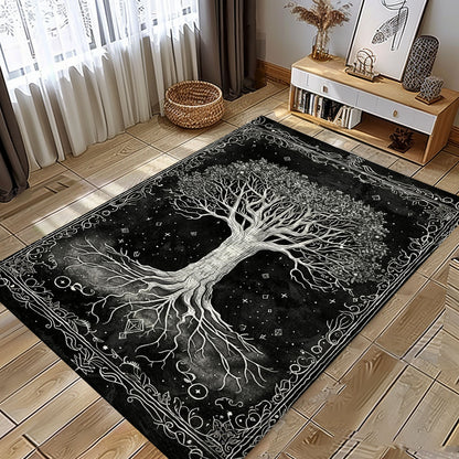 Stylish Celtic Tree of Life Viking Rug for Bedrooms – Create a Mythical Ambiance with This Elegant Rug, Personalized Carpet Viking, Popular Rug Full Size (3x5, 4x6, 5x8) V7