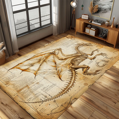 Luxurious Dragon Carpet for Formal Living Areas - High-End Carpet with Exquisite and Detailed Dragon Art, Gift For Dragon Lovers, Personalized Dragon Rug for Living Room, Bedroom DG56