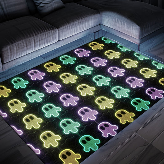 Neon Retro Video Game Arcade Rug for Bedroom, Ideal Decor and Gift for Gaming Enthusiasts, Arcade Decor, Gift for Gamers, Video Game Lovers G87