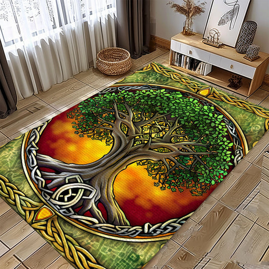 Norse-Inspired Viking Area Rug: Cultural Decor Piece, Personalized Carpet Viking, Viking Area Rugs for Living Room, Viking Carpet Bedroom, Popular Rug Full Size (3x5, 4x6, 5x8) V118